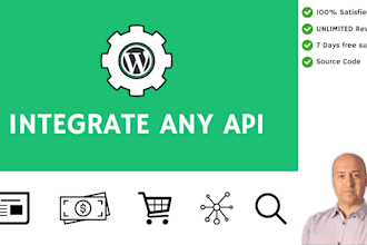 do integrate any rest API in your wordpress website