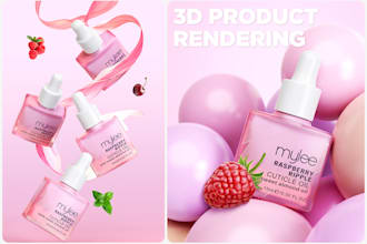 do photorealistic 3d product rendering for amazon and shopify