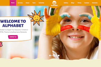 develop school website, learning website, university, online course website