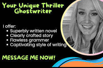 ghostwrite, rewrite exhilarating thriller mystery crime story, novel, ebook