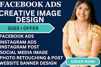 design facebook ads creatives image banner website ads banner and cover photo
