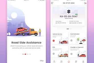 develop roadside assistance app, towing app, mechanic app for service providers