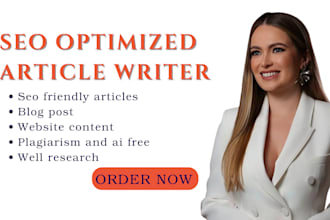 write seo optimized articles, website copywriting, health and fitness content