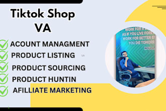 be your tiktok shop virtual assistant, tiktok shop,