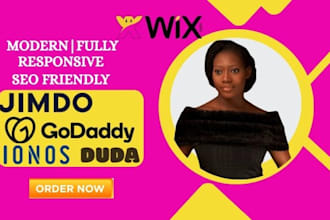 do ionos godaddy duda jimdo zyro wix setup wix redesign website design web com
