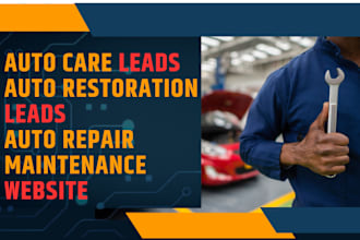 design converting auto repair website car maintenance website design lead ads