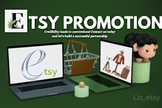 promote etsy shop set up shopify marketing promotion etsy sales traffic  listing