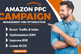 setup and optimize amazon PPC campaigns , amazon fba ppc ads campaign