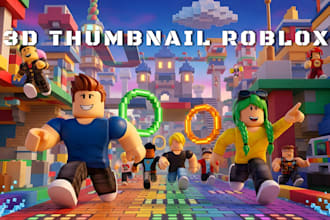 create roblox gfx for game and thumbnail