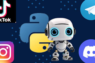 create tiktok bot instagram api bot telegram bot  twitch bot