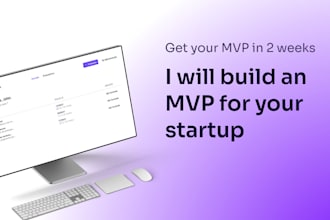 develop an mvp using nextjs, react and typescript
