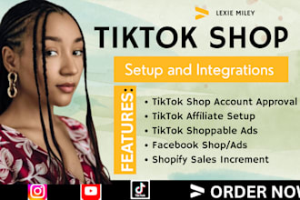 set up tik tok shop link amazon fbm dropshipping sync shopify tiktok maintenance