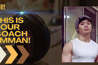 be your fitness coach virtually at gym or at home