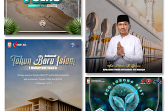 do professional graphic design for social media