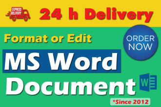format microsoft word document