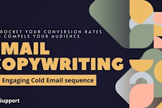 do highly converting sales cold email copywriting for emails copy and sequence