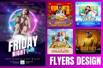 design club dj event birthday disco music concert nightclub poster party