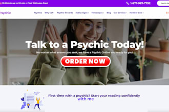 spiritual product shopify store candle dropshipping store tarot reading website