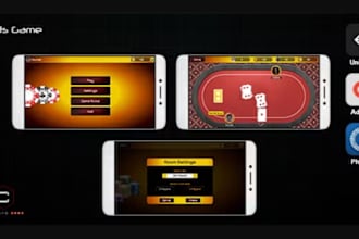 do 2d 3d unity card game development multiplayer game board game mobile game app