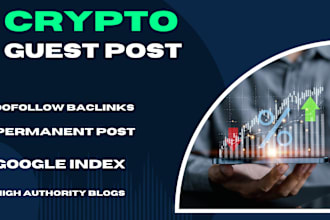 publish crypto guest post with dofollow backlinks
