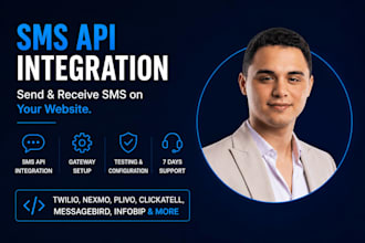 integrate SMS API gateway on your website