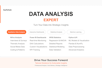 do statistical data analysis