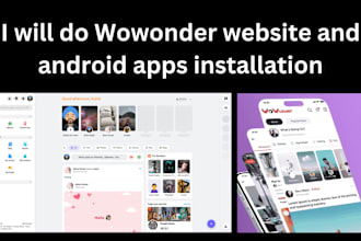 wowonder website and android apps installation