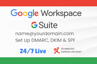 fix google workspace, g suite, email deliverability, dmarc, dkim, and spf