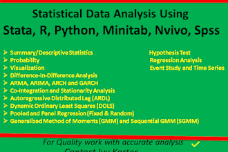do statistical data analysis using r,stata,python