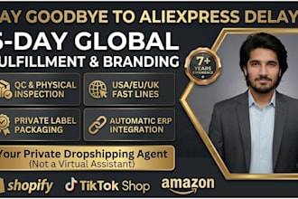 be your private dropshipping agent with 3pl global warehousing
