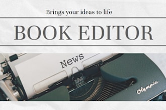 edit your book line by line with honest feedback