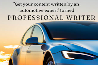 write appealing automotive content with SEO friendly tactics