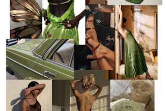 create fashion and trend based mood boards for you