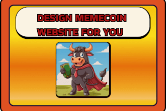 design custom memecoin website in figma