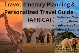 assist you plan your vacation in africa