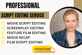 edit, format movie script, screenplay, feature film, screenwriting, film script
