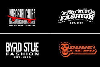 do y2k streetwear clothing street fashion brand logo design