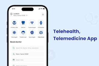 build a telehealth, telemedicine app like teladoc