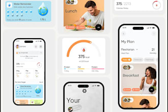 plant tracker app, watering system app, calorie tracker app, food tracker app