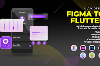 convert figma, adobe xd to flutter