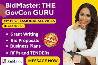 write proposals, do government contract research, and win contracts, grants