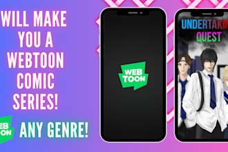 make you a webtoon comic as an experienced webtoon creator