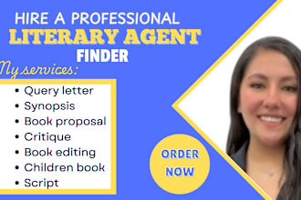 find top active literary agent for your children book screenplay picture book
