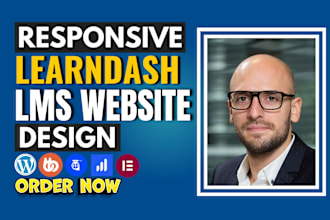 develop, build lms website learndash tutor lms buddyboss wordpress lms website
