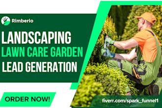 generate lawn care leads land scaping gardening leads pest control land scape