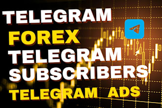 drive 900k forex subscribers via telegram promotion, forex promotion telegram ad