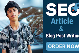 do SEO article writing, blog writing and blog post creation