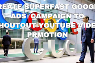 create superfast google ads campaign to shoutout youtube video promotion