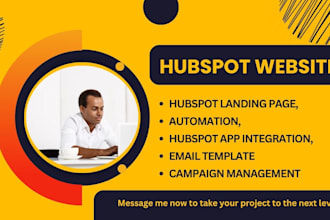 build responsive hubspot website, hubspot landing page, figma to hubspot,