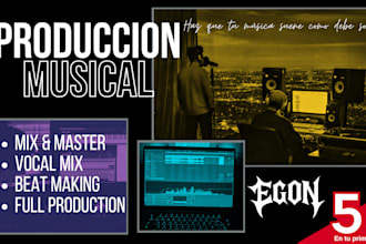 productor de musica urbana reggaetón,trap, afrobeat y más